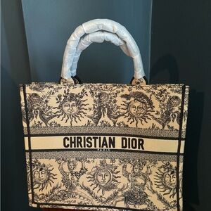 Authentic, Christian Dior Large Book Tote.